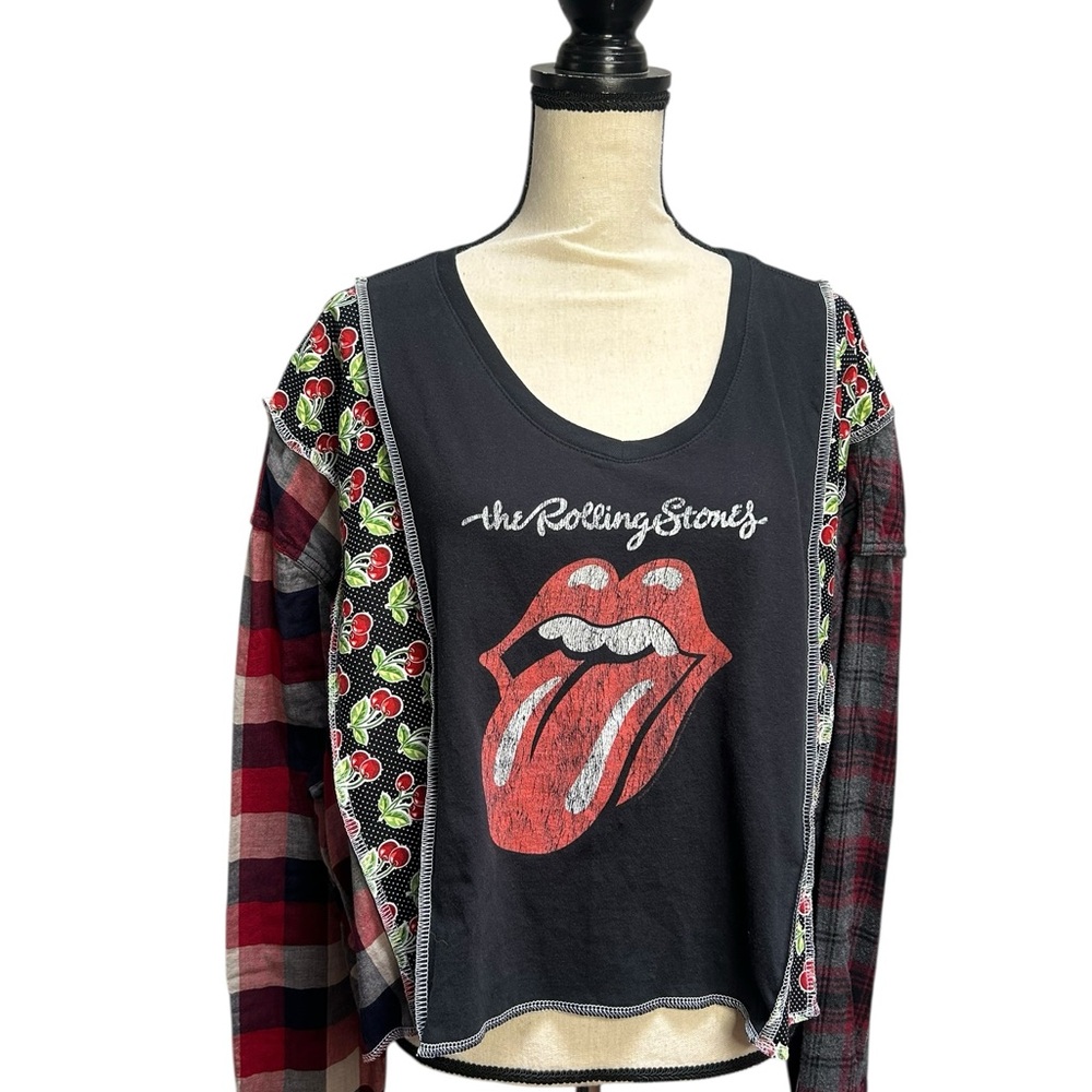 Rolling Stones reworked flannel